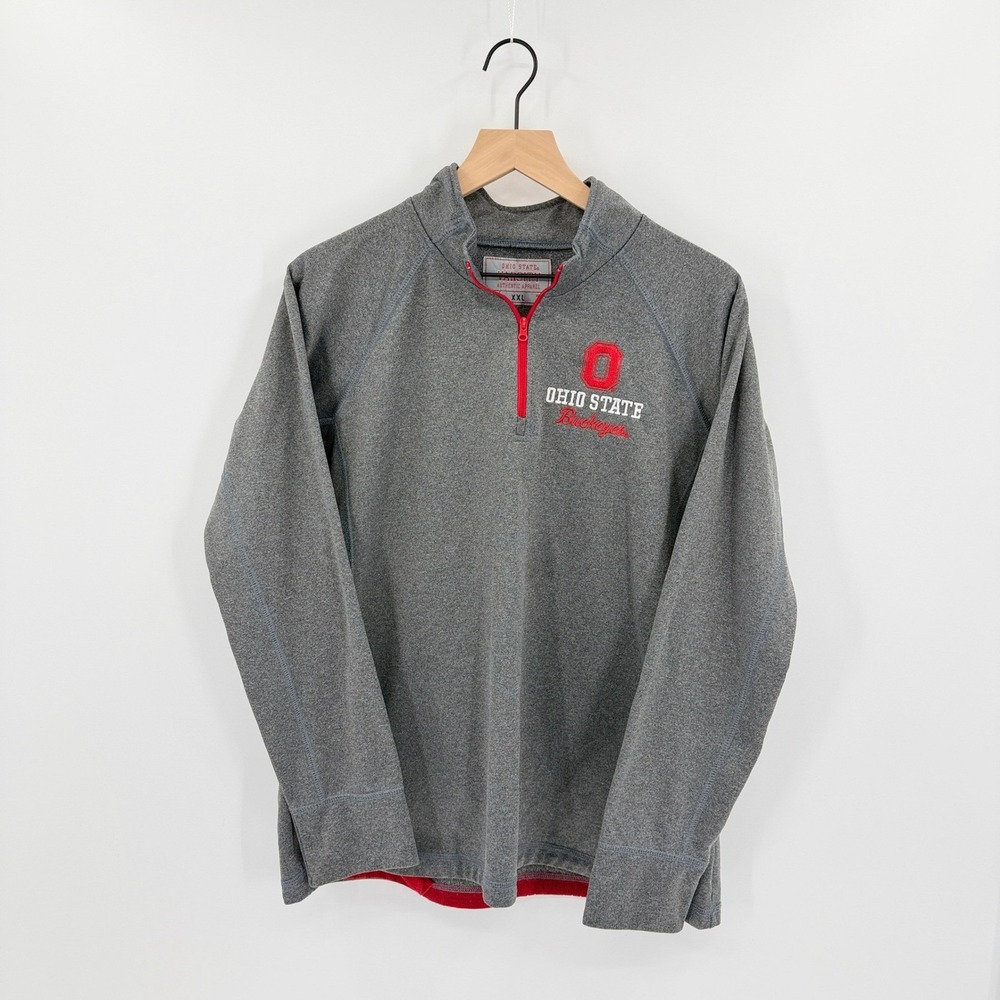 Ohio State Varsity Performance Pullover XXL Quarter Zip Thumbholes Buckeyes